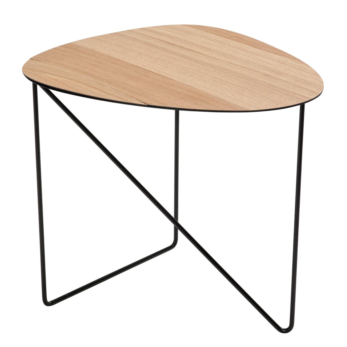 LIND DNA Curve side table L oak | Scandinavian Design | Side tables | Beige