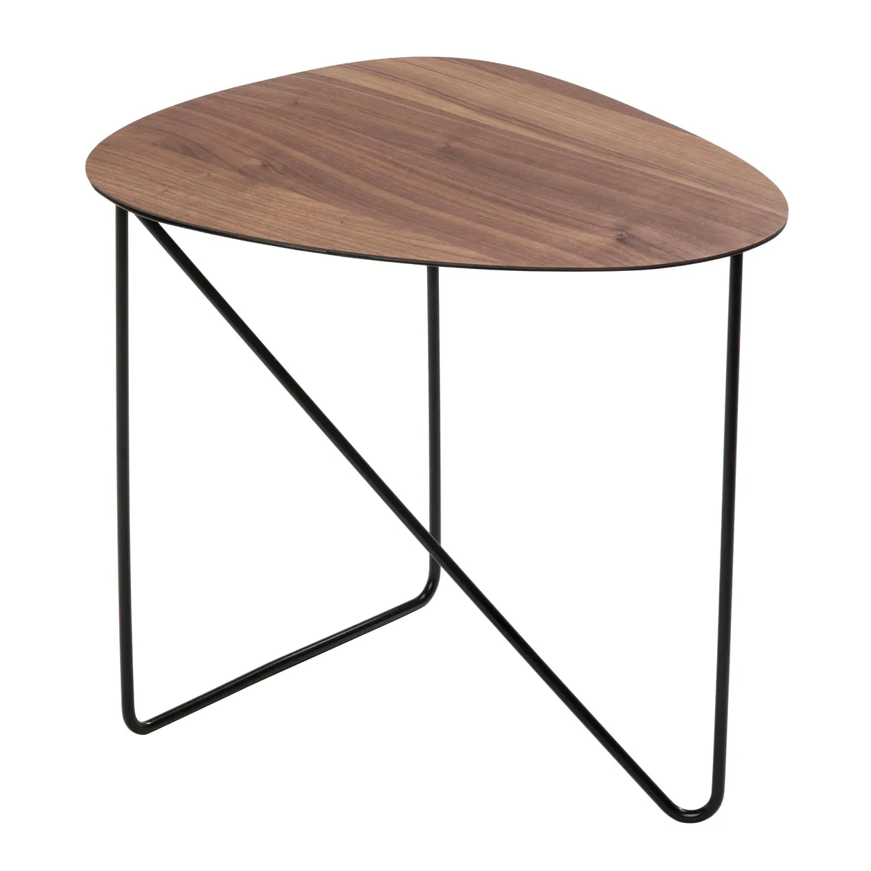 LIND DNA Curve side table M walnut | Scandinavian Design | Side tables | Brown