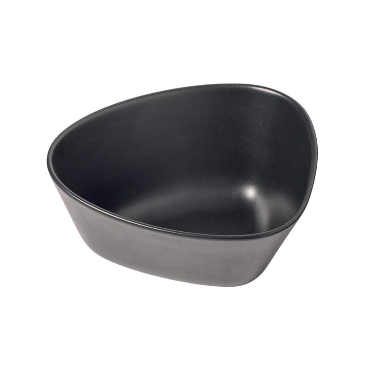Curve Stoneware bowl M 20x22 cm - black - LIND DNA