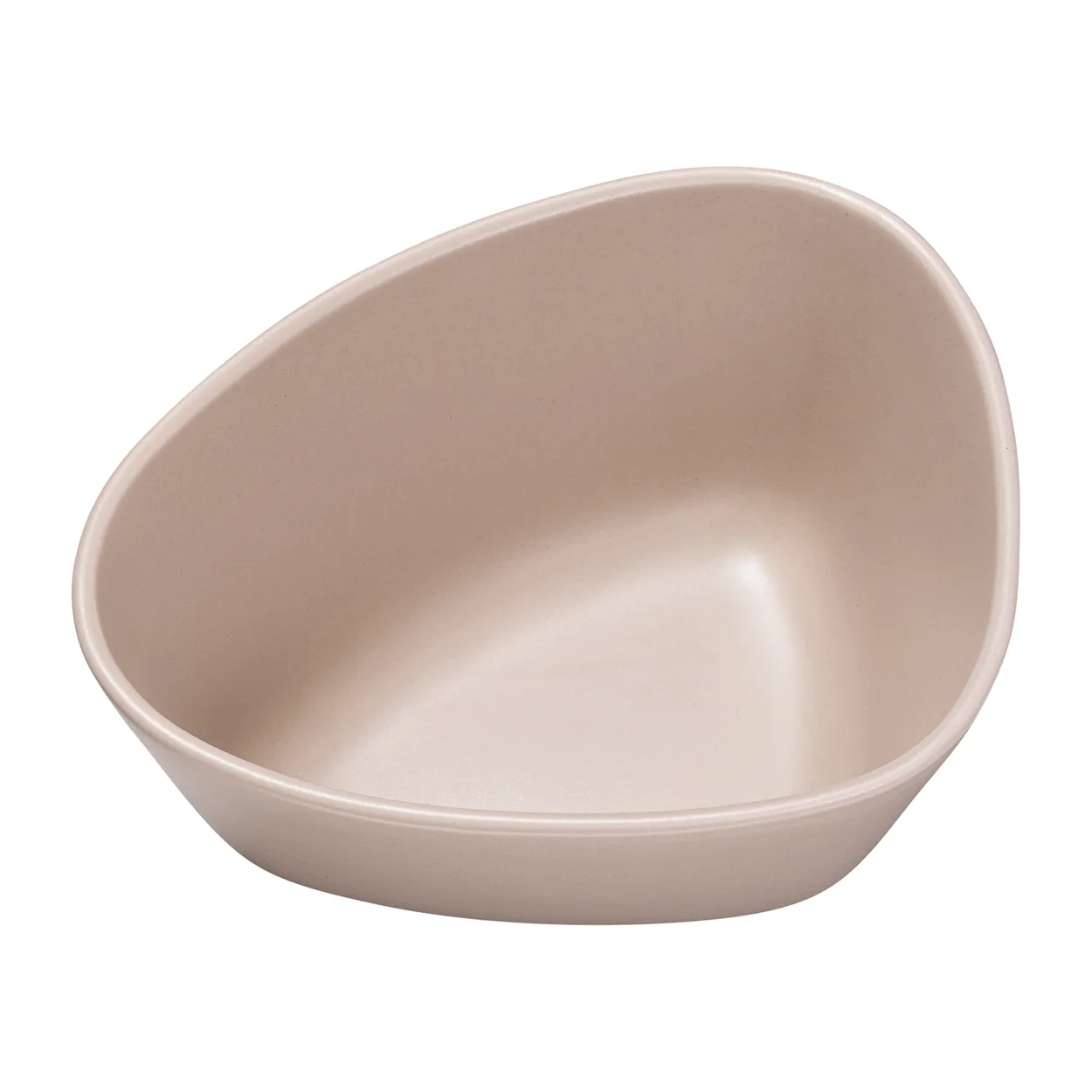 LIND DNA Curve Stoneware bowl M 20x22 cm Sand | Scandinavian Design | Serving bowls | Beige