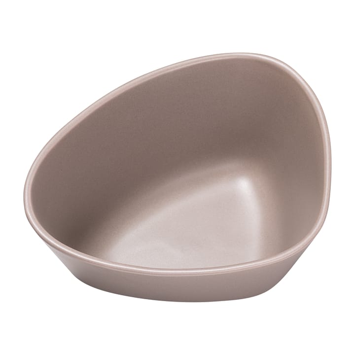 Curve Stoneware bowl M 20x22 cm - Warm Grey - LIND DNA