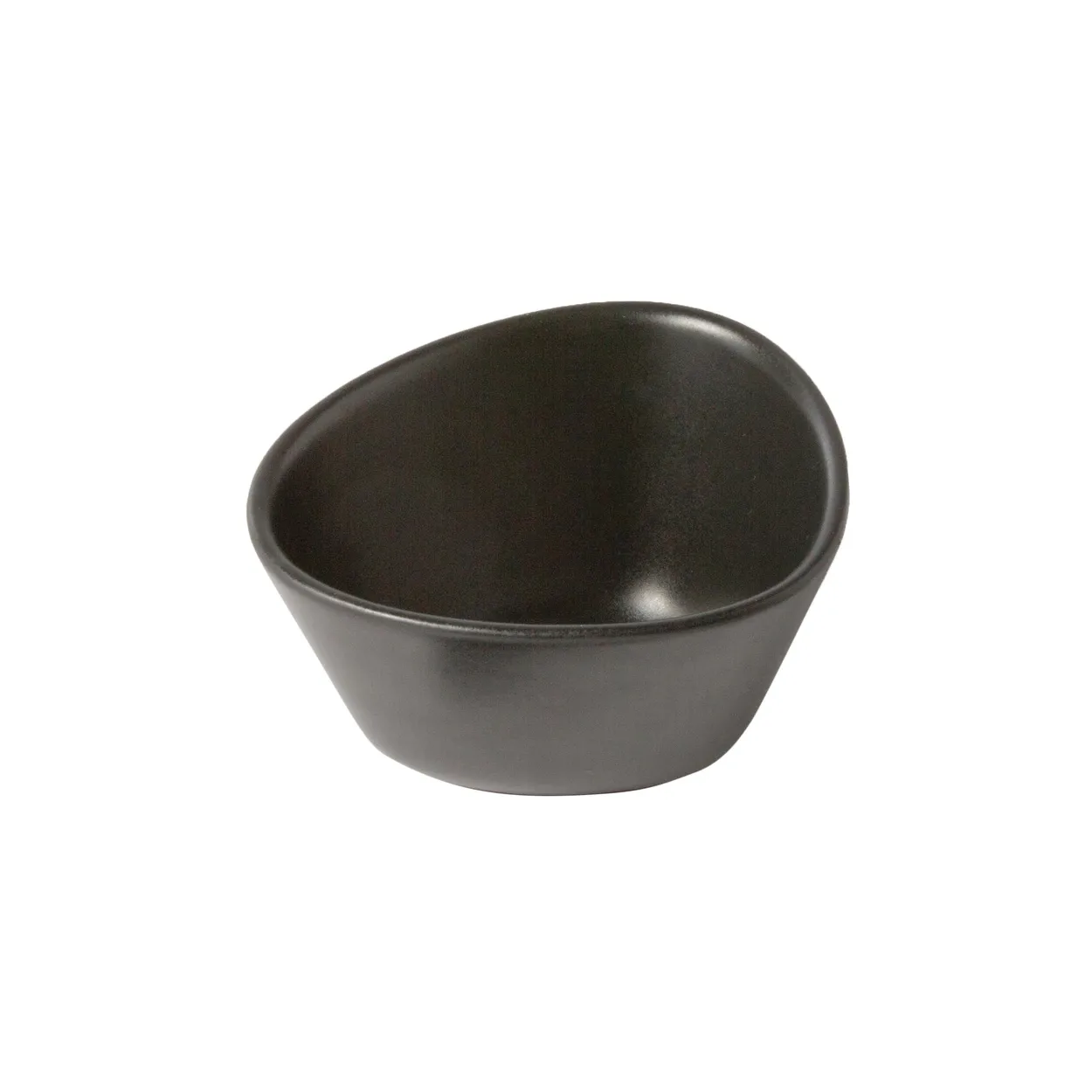 LIND DNA Curve Stoneware bowl S 10x11 cm black | Scandinavian Design | Serving bowls | Black