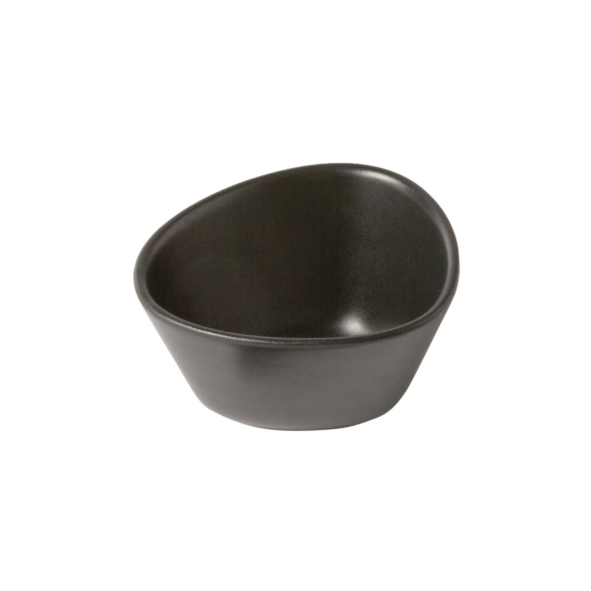 LIND DNA Curve Stoneware bowl S 10x11 cm black | Scandinavian Design | Serving bowls | Black