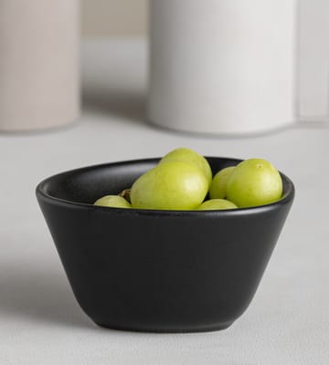 Curve Stoneware bowl S 10x11 cm - black - LIND DNA