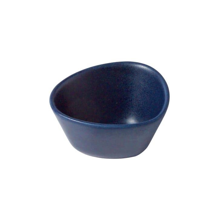 Curve Stoneware bowl S 10x11 cm - navy blue - LIND DNA