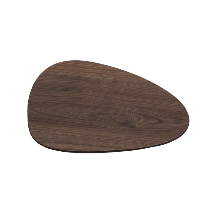 Cut & Serve curve chopping board S, Walnut LIND DNA