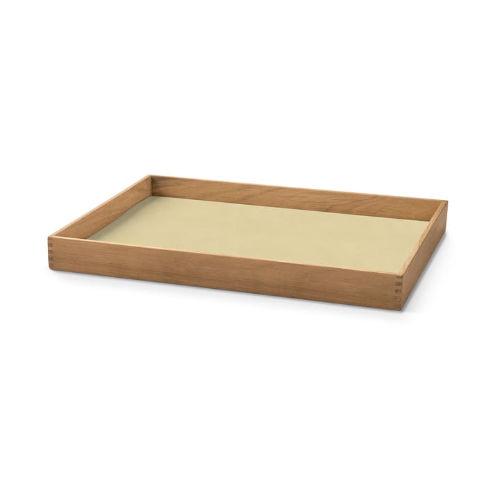 Even teak tray square M - Nupo lemon sorbet - LIND DNA