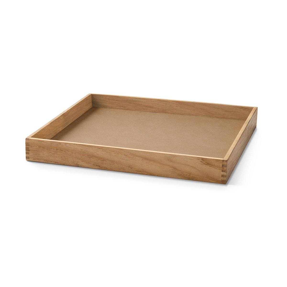LIND DNA Even teak tray square S Nupo nougat | Scandinavian Design | Trays | Brown