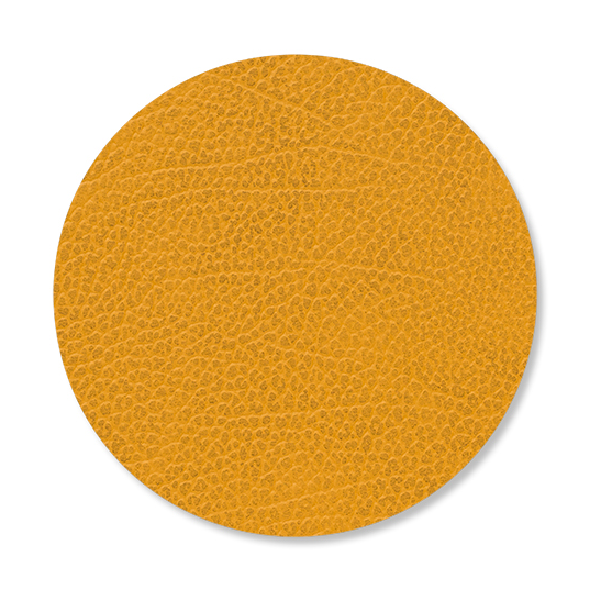 LIND DNA Hippo coaster circle curry | Scandinavian Design | Coasters | Yellow