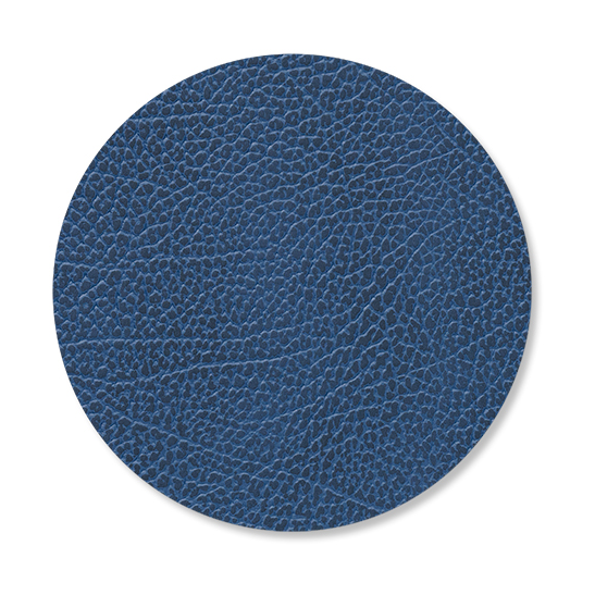 LIND DNA Hippo coaster circle marine blue | Scandinavian Design | Coasters | Blue