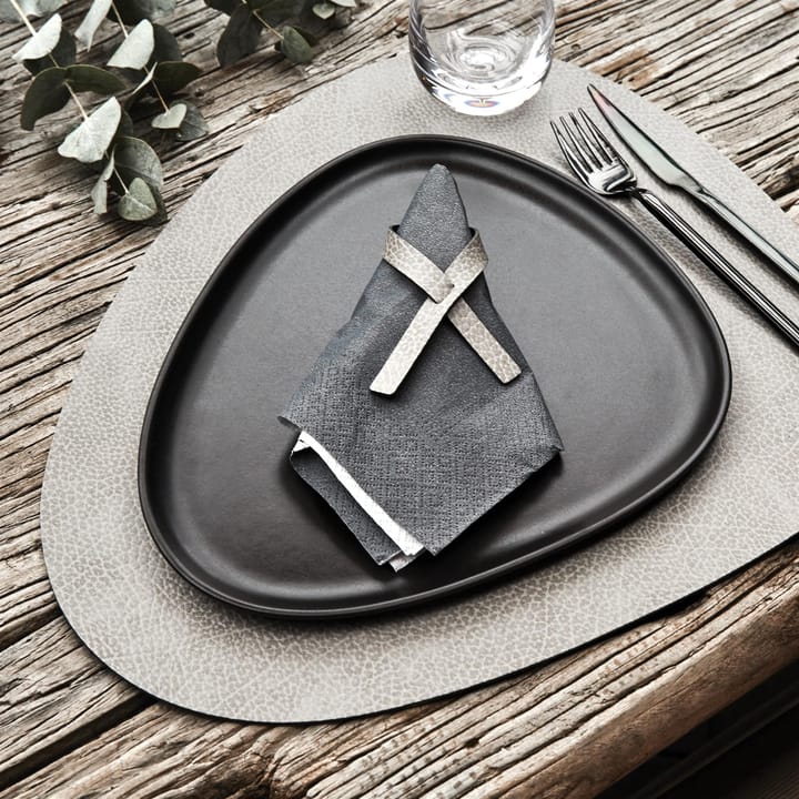 Hippo placemat curve - anthracite grey - LIND DNA