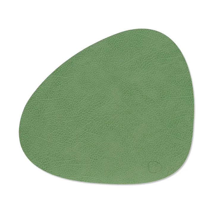 Hippo placemat curve M - Forest green, 35x31 cm - LIND DNA