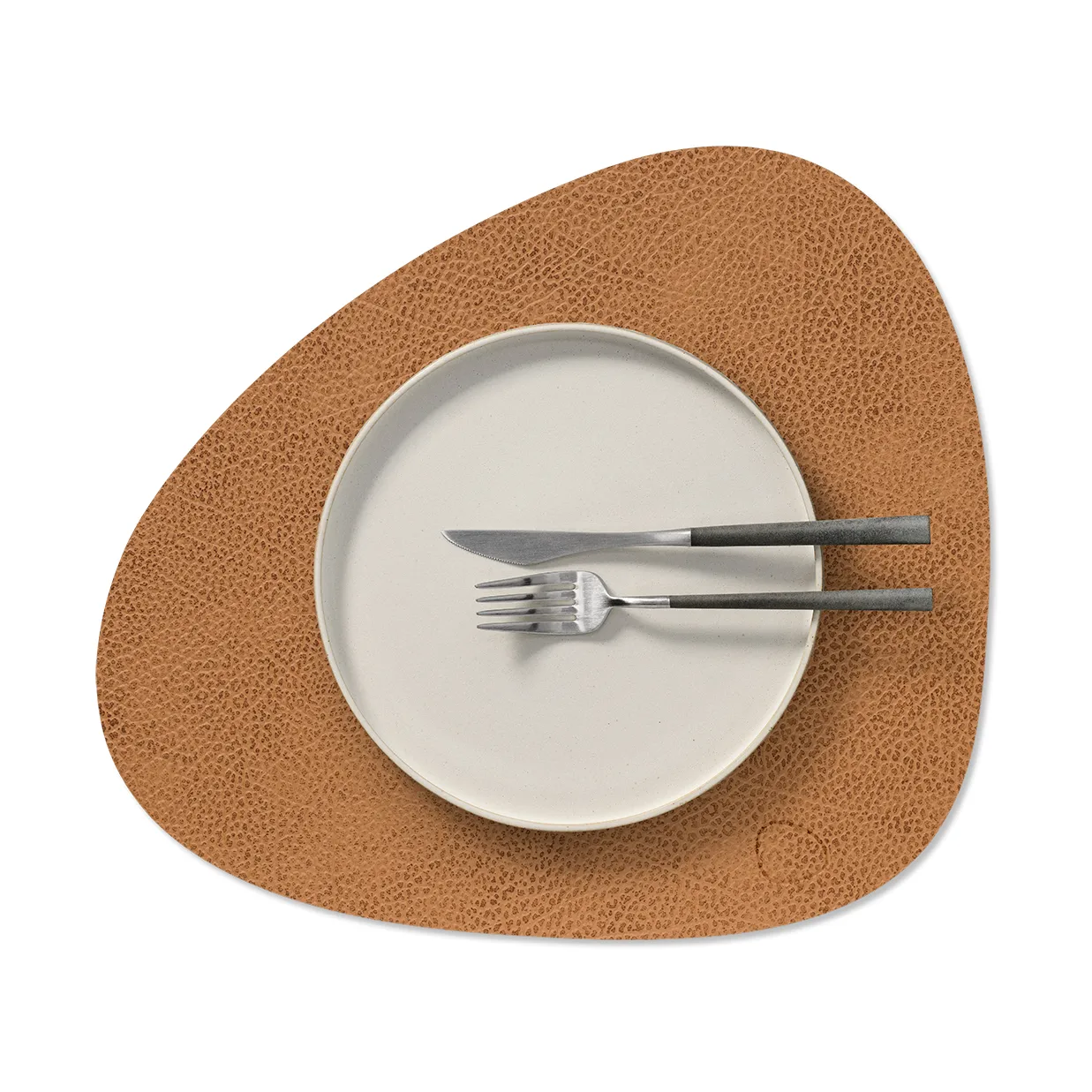 Hippo placemat curve M, Natural, 35x31 cm LIND DNA