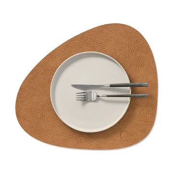 Hippo placemat curve M - Natural, 35x31 cm - LIND DNA