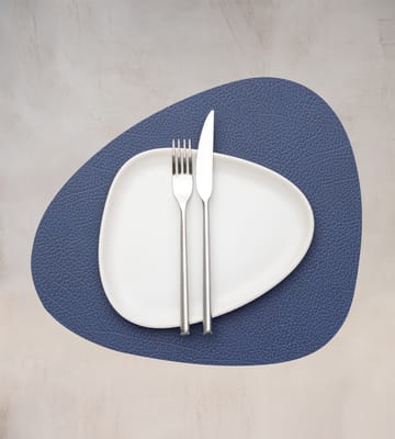 Hippo placemat curve M - Navy blue - LIND DNA