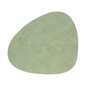 Hippo placemat curve M - Olive green - LIND DNA