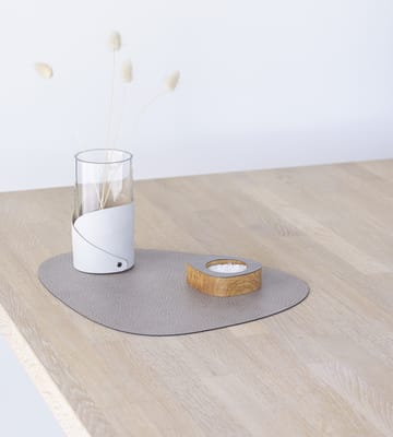 Hippo placemat curve M - Warm grey - LIND DNA