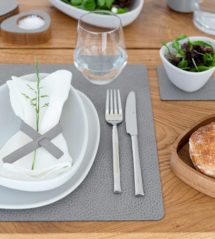 Hippo placemat square - anthracite grey - LIND DNA