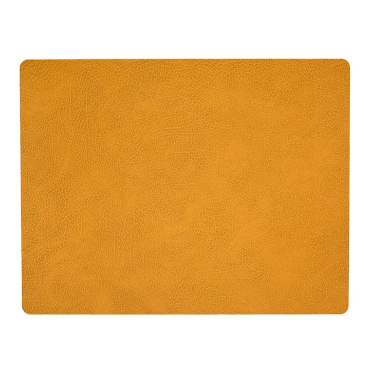 Hippo placemat square - curry - LIND DNA