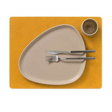 Hippo placemat square - curry - LIND DNA