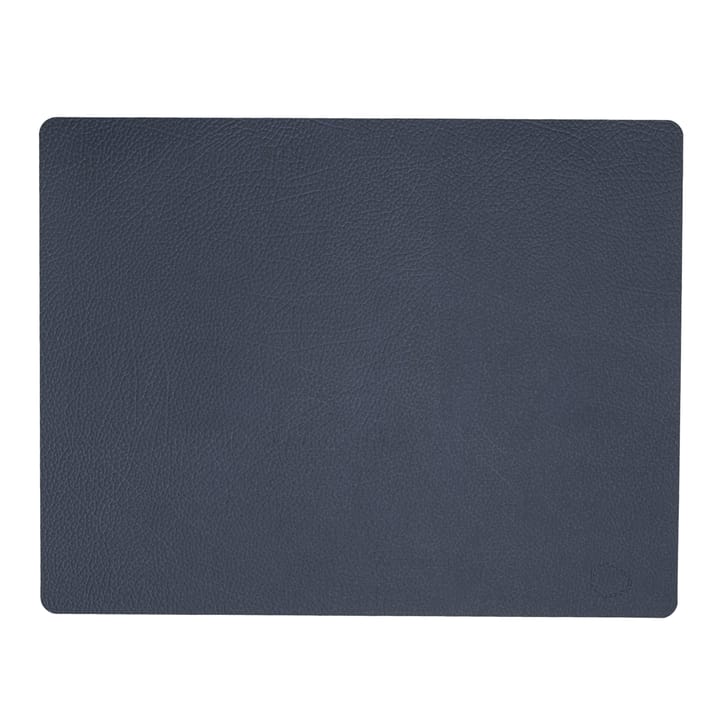 Hippo placemat square - marine blue - LIND DNA