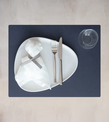 Hippo placemat square - marine blue - LIND DNA