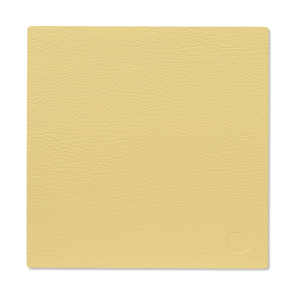 LIND DNA Hippo placemat square S gold | Scandinavian Design | Placemats | Gold-coloured