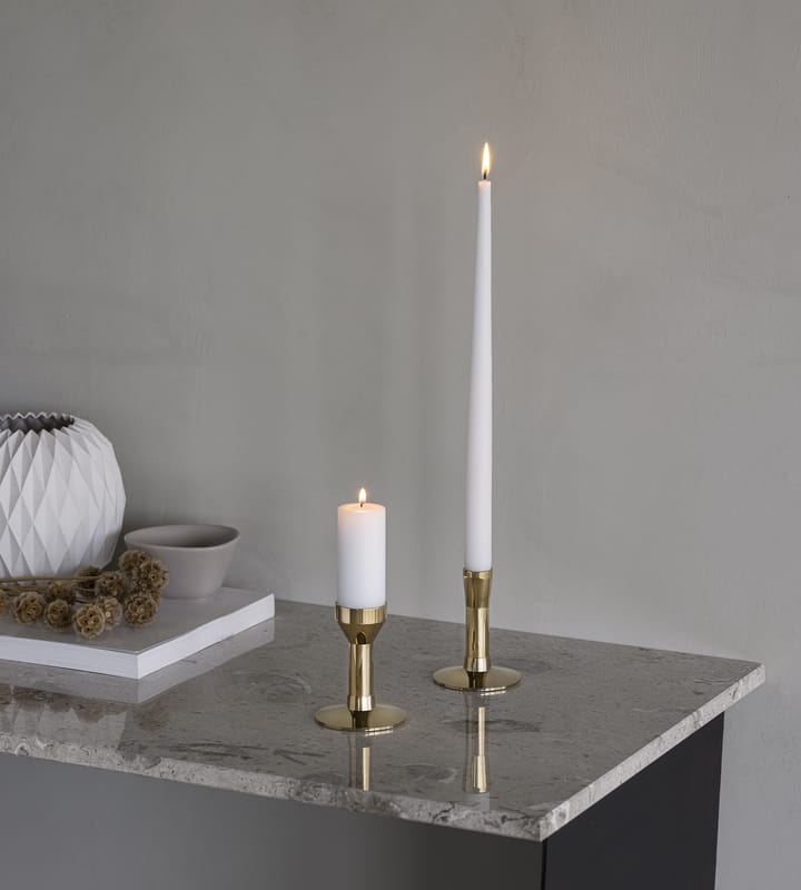 Lind Curve combinable candle sticks 24K gold plated - Single - LIND DNA