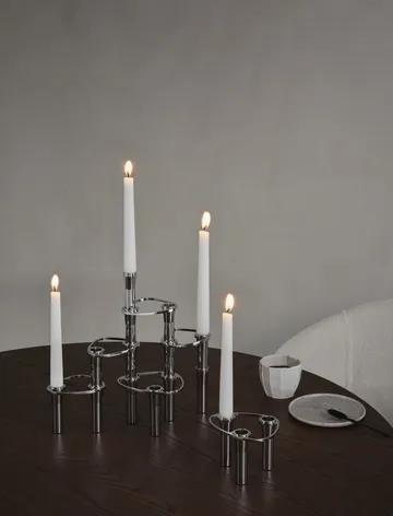 Lind Curve combinable candle sticks chrome - Single - LIND DNA