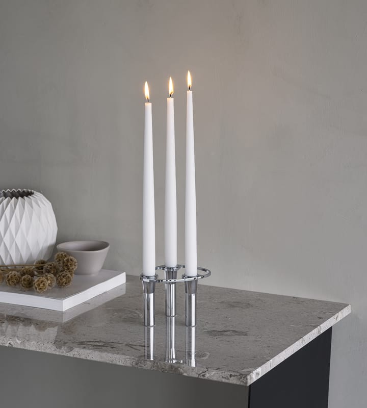 Lind Curve combinable candle sticks chrome - Triple - LIND DNA