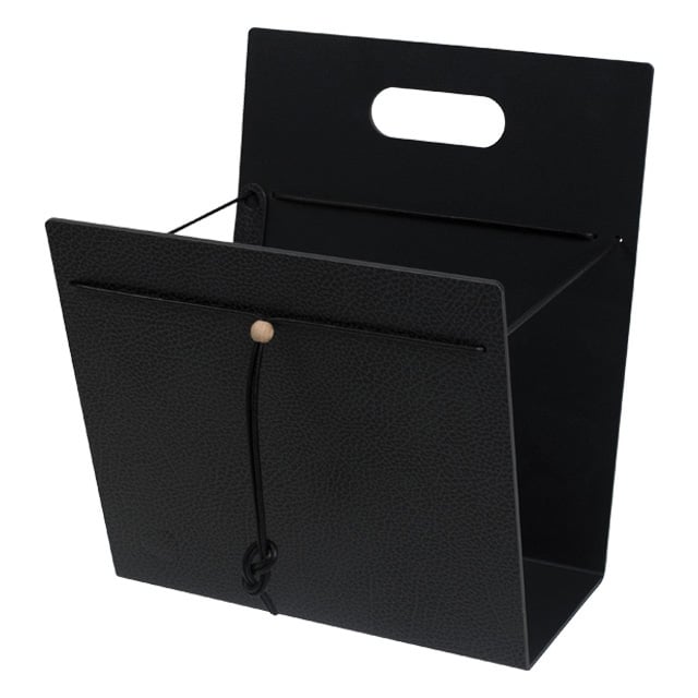 LIND DNA Magazine Holder Hippo M black-anthracite | Scandinavian Design | Magazine racks | Black