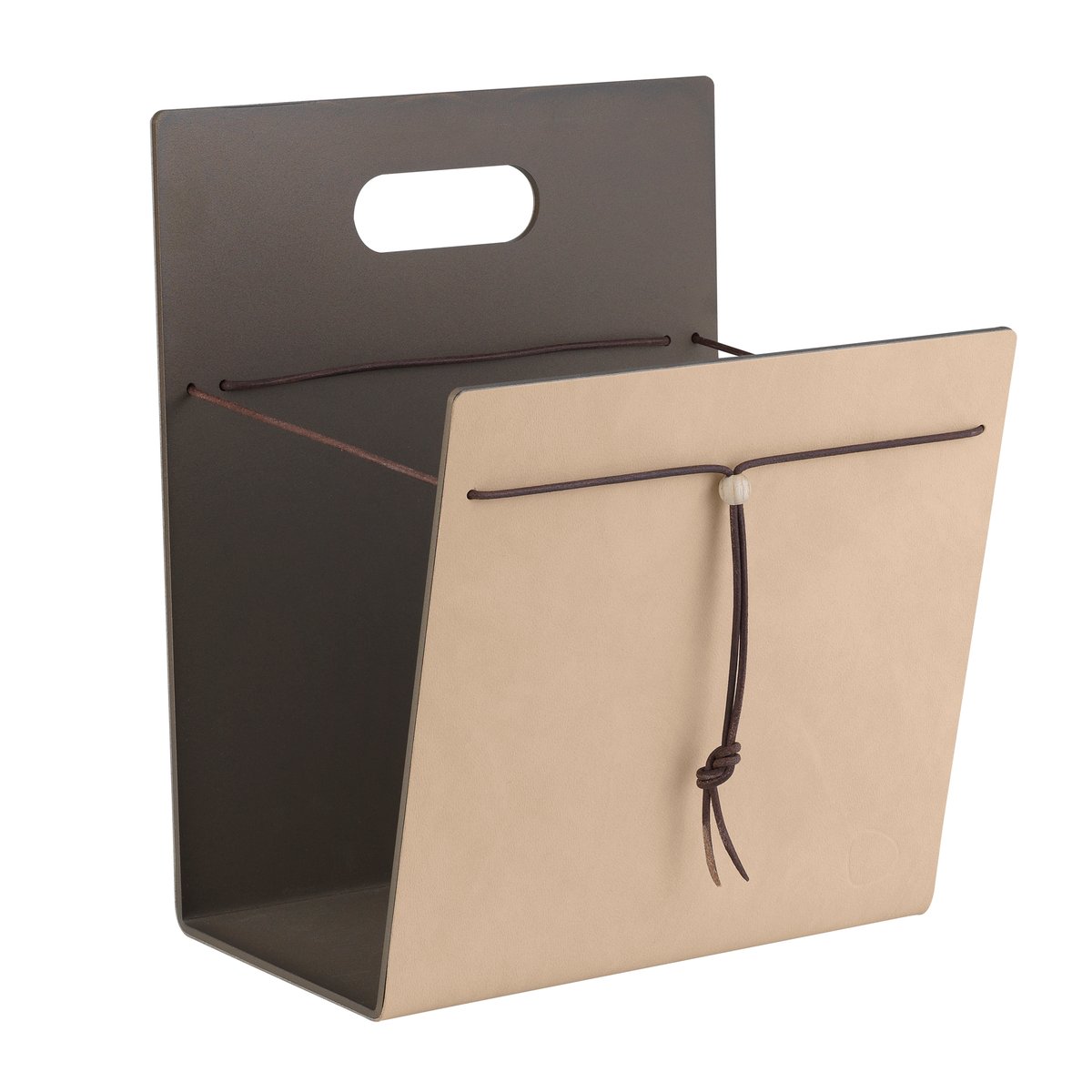 LIND DNA Magazine Holder Nupo M sand-bronze | Scandinavian Design | Magazine racks | Beige