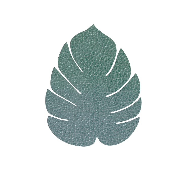 Monstera Leaf Hippo coaster - Pastel green - LIND DNA