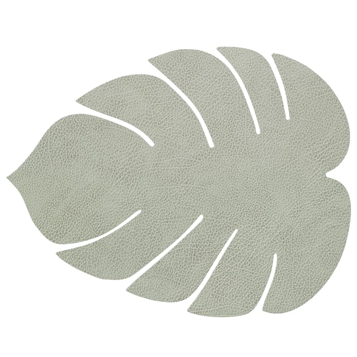 Monstera Leaf Hippo placemat L - Olive green - LIND DNA