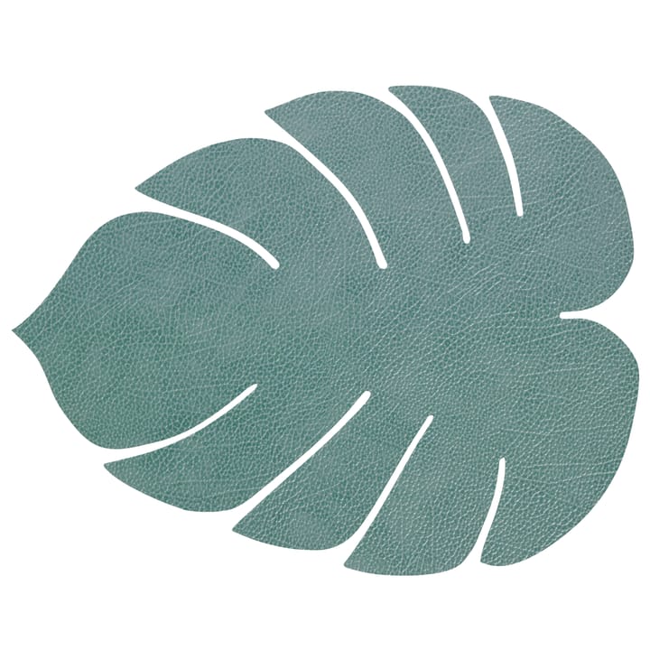 Monstera Leaf Hippo placemat L - Pastel green - LIND DNA