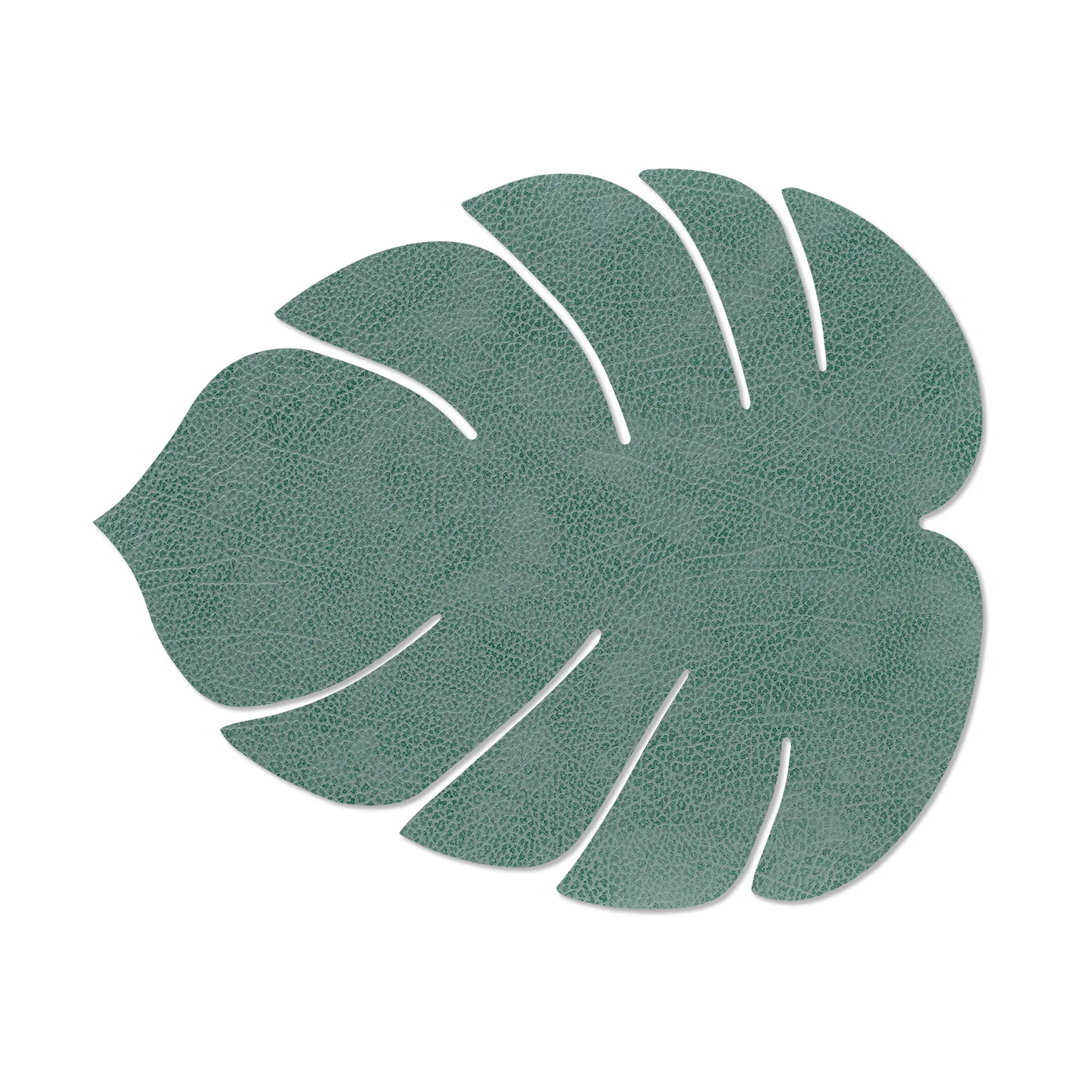 Monstera Leaf Hippo placemat L, Pastel green LIND DNA