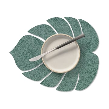 Monstera Leaf Hippo placemat S - Pastel green - LIND DNA