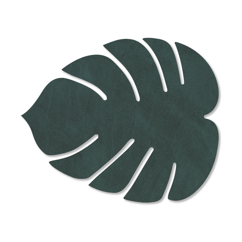 LIND DNA Monstera Leaf Nupo coaster Dark green | Scandinavian Design | Coasters | Green