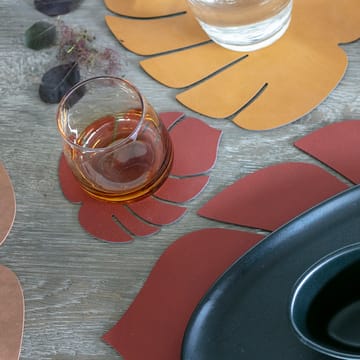 Monstera Leaf Nupo coaster - Sienna - LIND DNA