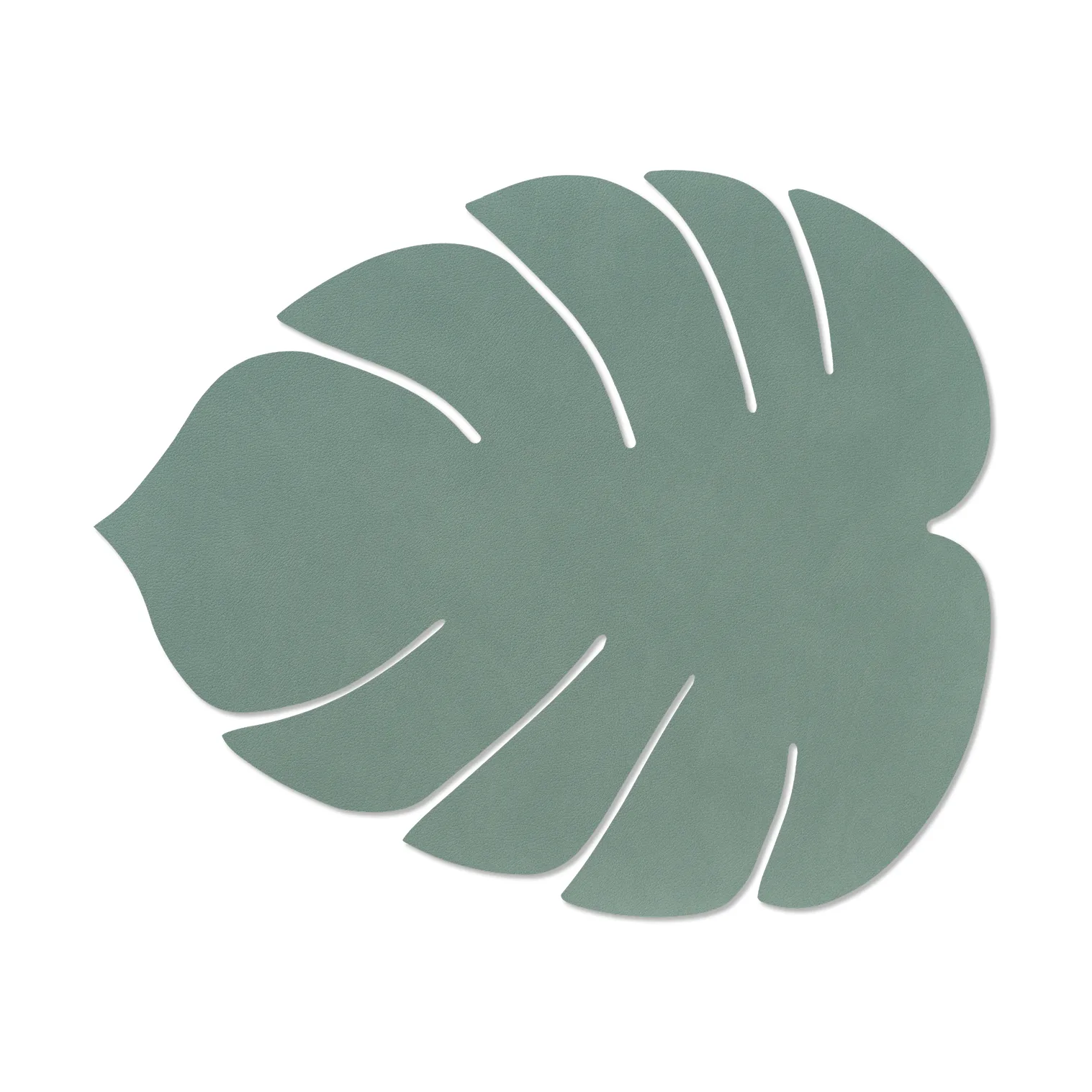 Monstera Leaf Nupo placemat L, Pastel green LIND DNA