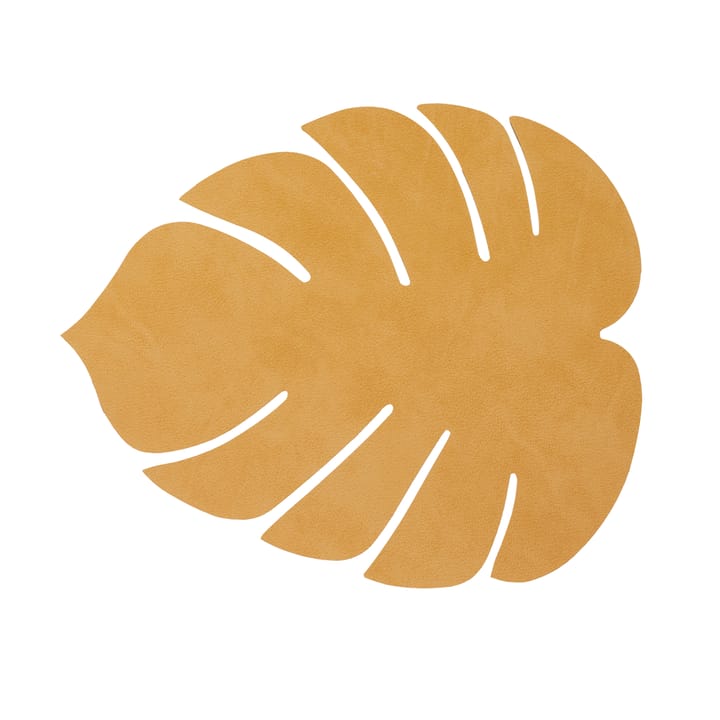 Monstera Leaf Nupo placemat S - Burned curry - LIND DNA