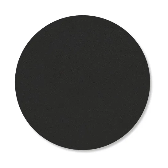 Nupo coaster circle - Black ink - LIND DNA
