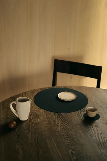 Nupo coaster circle - Black ink - LIND DNA