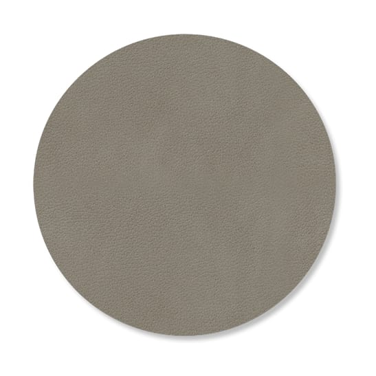 Nupo coaster circle reversible 1 pc, Linen-Flint Grey LIND DNA