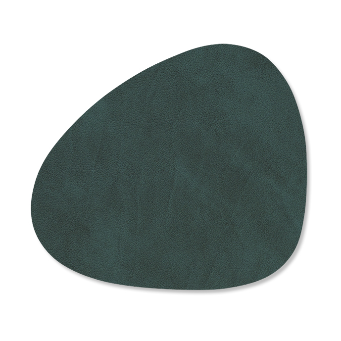 LIND DNA Nupo coaster curve dark green | Scandinavian Design | Coasters | Green