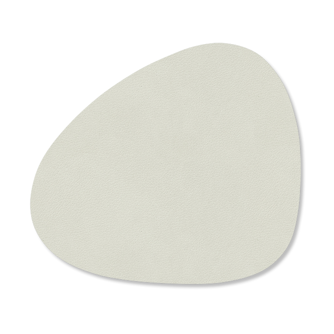 LIND DNA Nupo coaster curve Linen | Scandinavian Design | Coasters | Grey