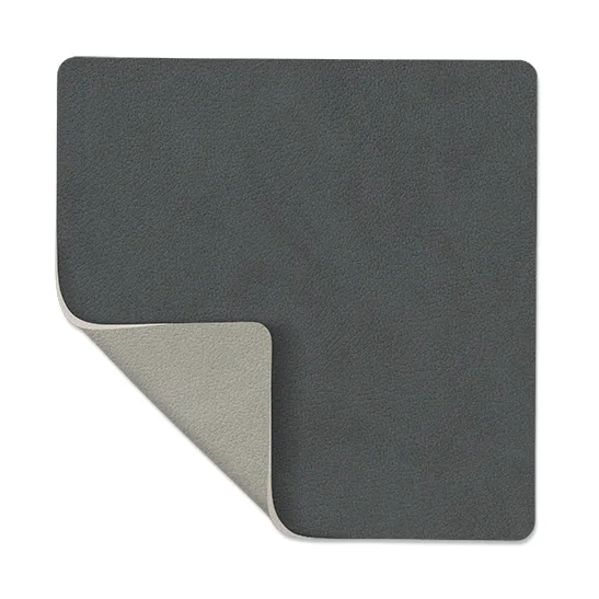 LIND DNA Nupo coaster reversible square 1 pc anthracite-light grey