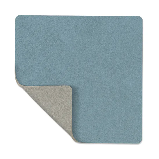 LIND DNA Nupo coaster reversible square 1 pc lightblue-light grey