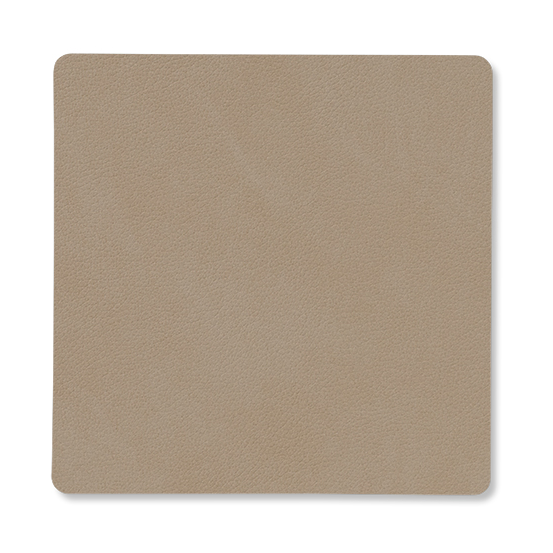 LIND DNA Nupo coaster square Clay brown