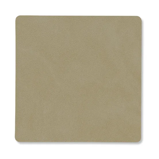 LIND DNA Nupo coaster square Herbal dust | Scandinavian Design | Coasters | Beige